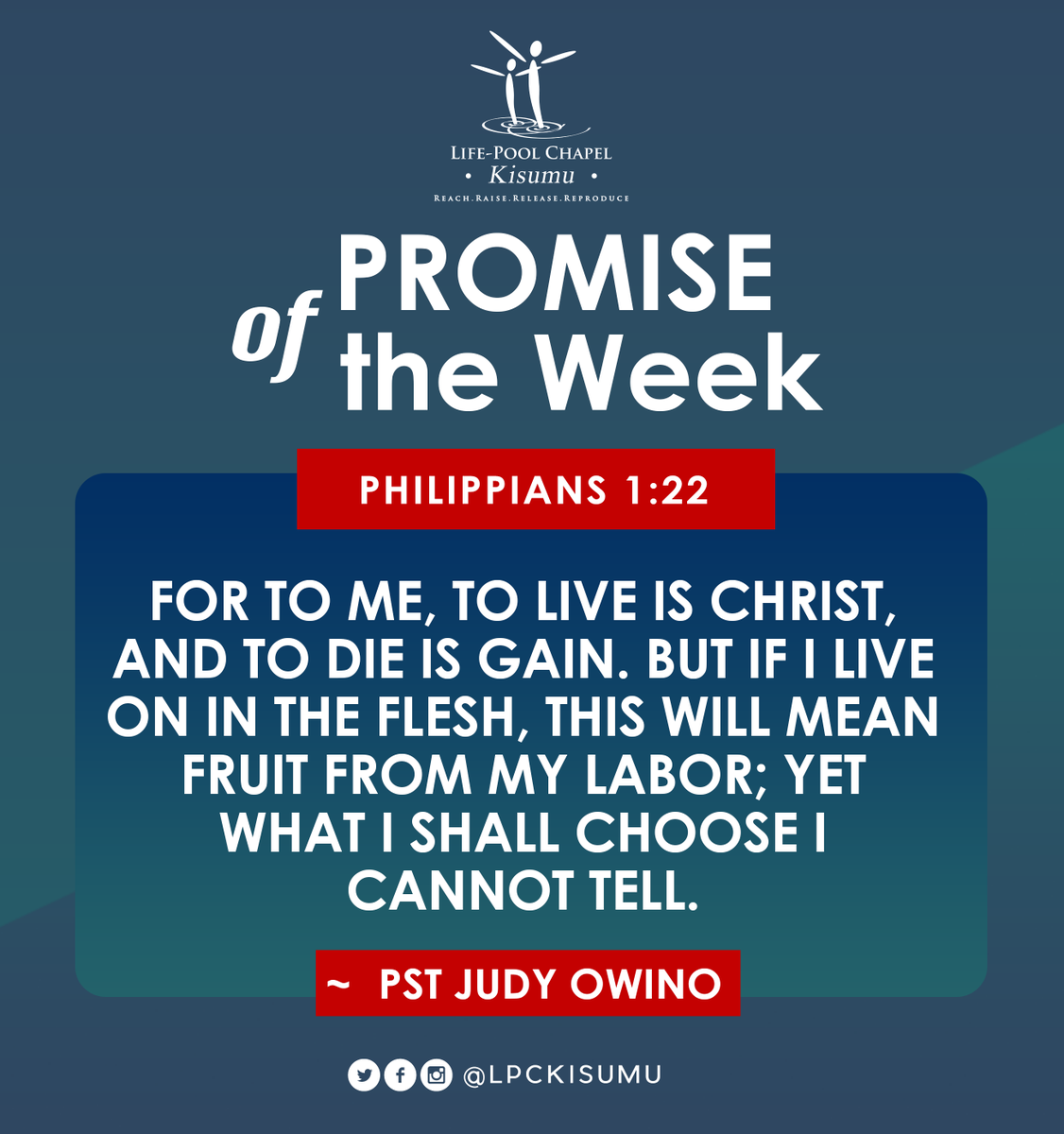 Life-Pool Chapel Kisumu tweet media