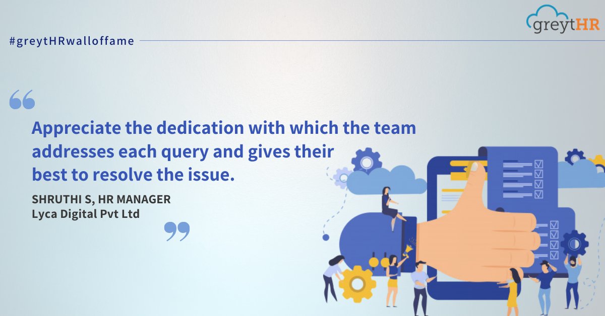 greythr2's tweet photo. Starting our week on a great note.
#TeamgreytHR #MondayMotivation #customerappreciation #greytHRwalloffame #bestcustomersupport https://t.co/HKHXy4erxx