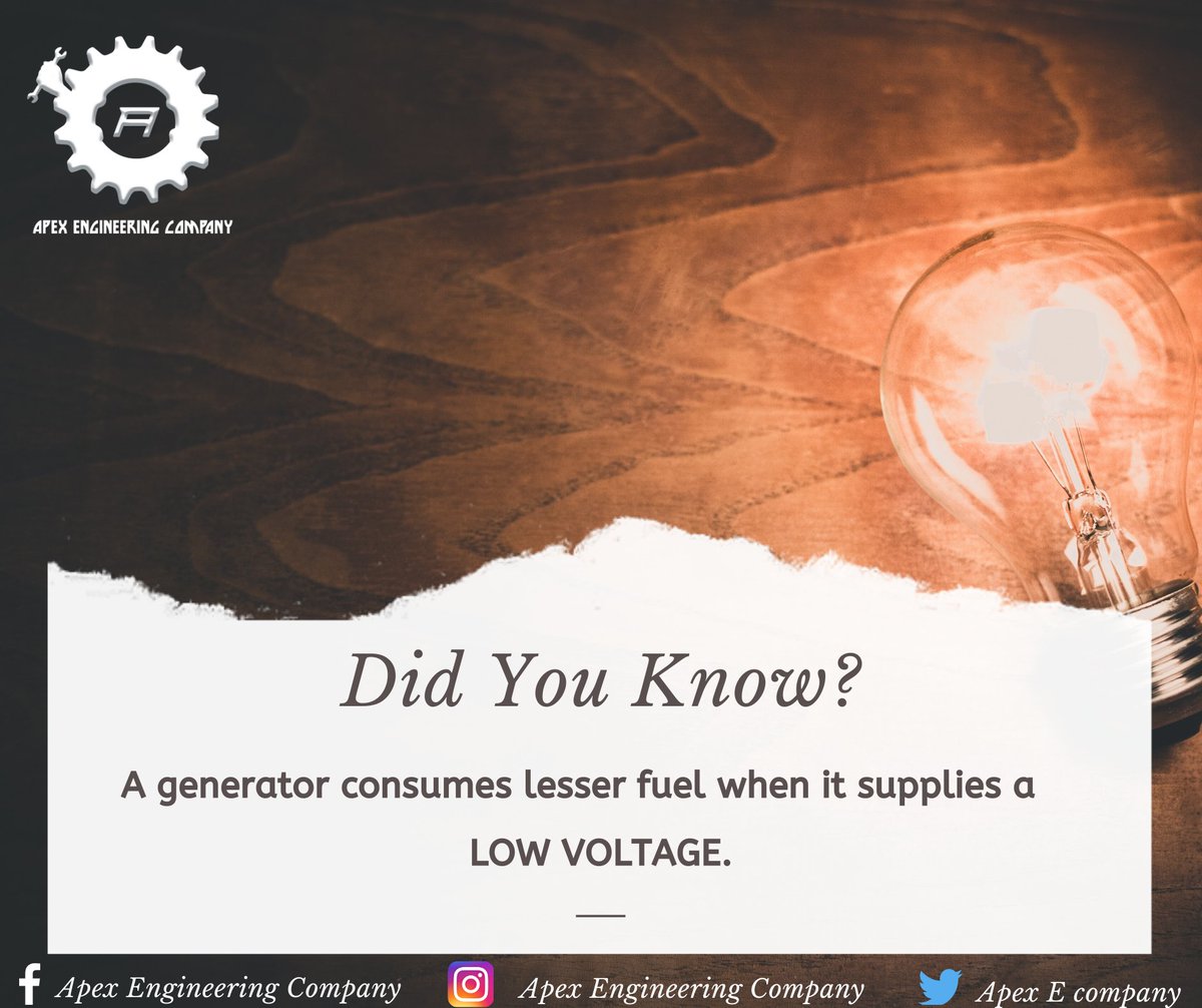 apexautomax's tweet photo. Did You Know?
Follow our handles for more. Thank you. #ApexEcompany #generators #generatorfact #engineer #engineeringfact
#Bitcoin #yansh Deborah iPhone 11 Boko Haram https://t.co/h18tyqtCV3