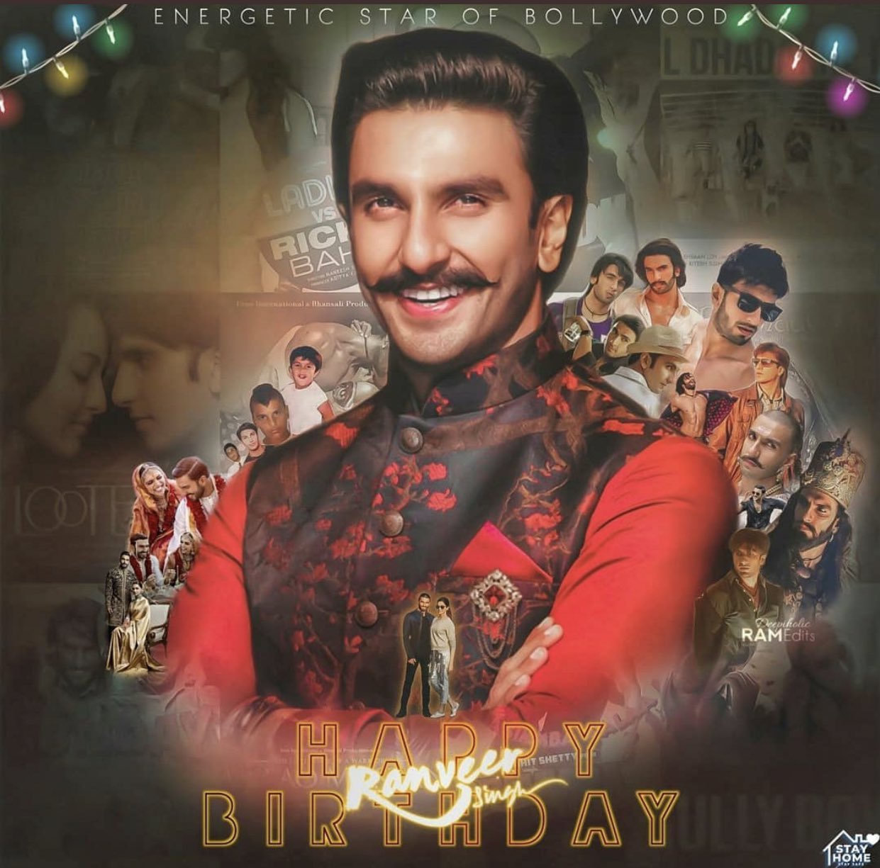  Happy Birthday Ranveer Singh Sir Best Wishes From NTR Fans   