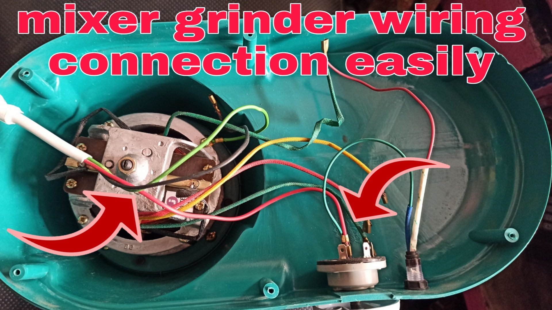 Mixer grinder 2024 wire connection