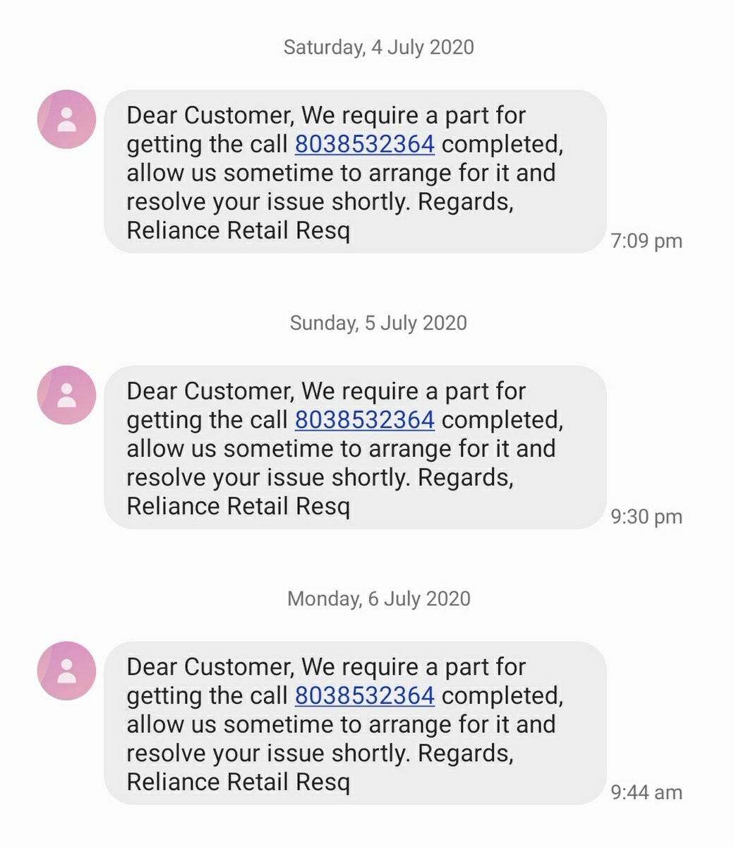 Soheb45234402's tweet photo. @Ms_Asra_Khan @RelianceDigital @RelianceGenIn Hello sir madam 
Contact no 7021706361
Complaint no 8038532364
My reconnect split ac not working  model no is xs-183B80 Sir 5 din hogaya part pune se abhi tak nahi aaya pune to mumbai 5 ghante ka safar hai par abi tak mera part nahi aaya mujhe 2mahine se pareshan kar rahe hai https://t.co/yheIcQ50wT