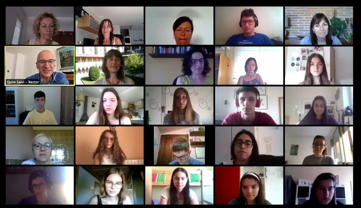 SilviaSimonR's tweet photo. Contenta de donar la benvinguda als participants d'un dels nostres nous reptes! Avui comencem el campus #PreBat20. 35 estudiants amb ganes de conèixer la @univgirona! Merci a tot l'equip per fer-ho possible! #UdGCampusEstiu https://t.co/ON2udTwOmL