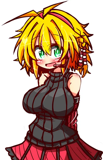 短髪なマキさん!!透過素材にしてるので使えそうならどうぞ・・・! 