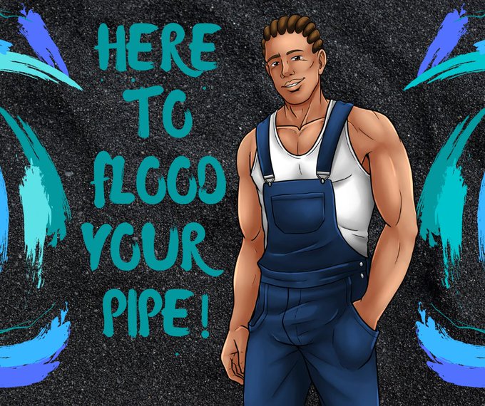 Happy Monday, heroes! Cobwebs in plumbing? Call Dennis ? he's great with all sorts of pipes ?

#gay #instagay