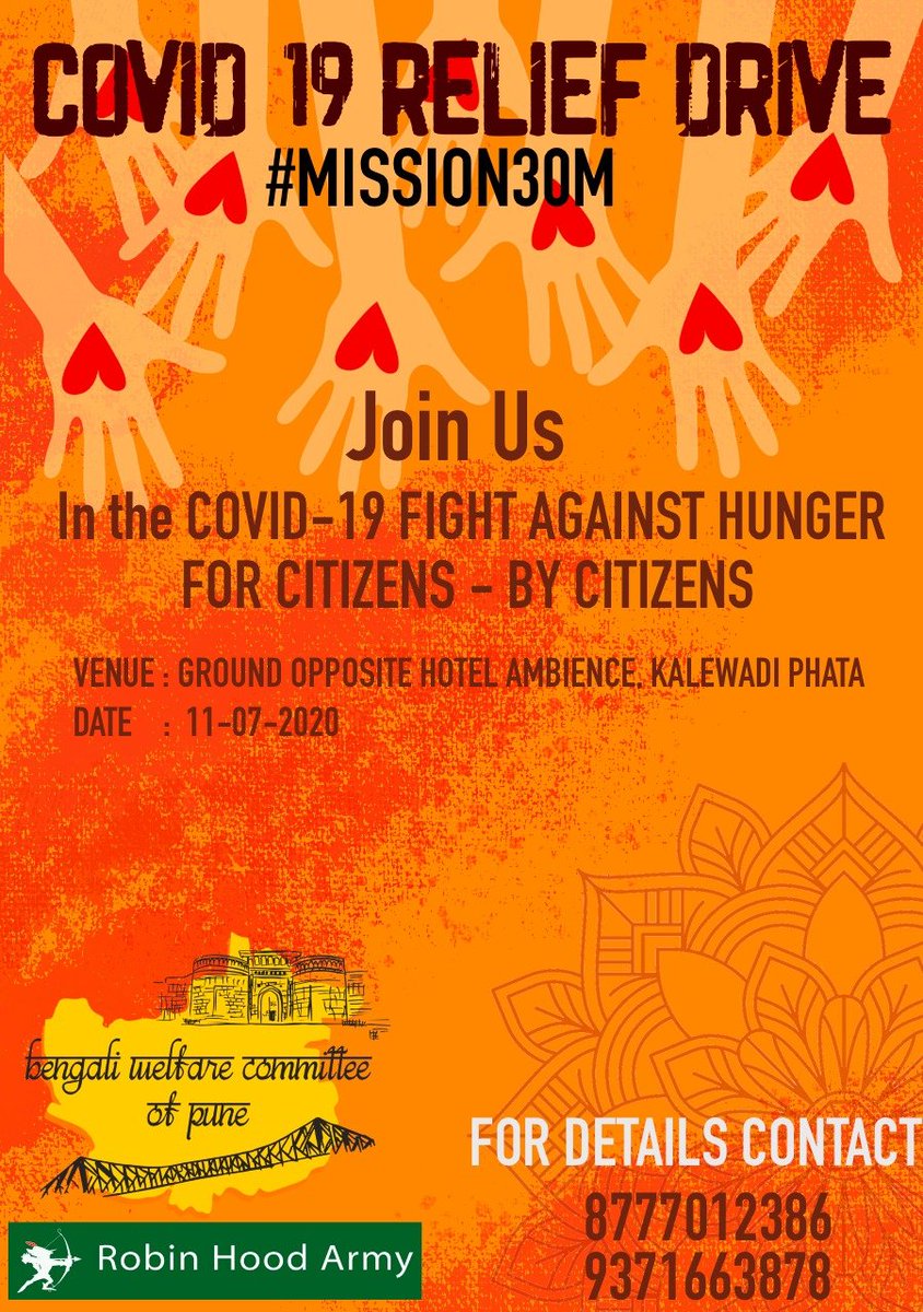 DeyShouvik's tweet photo. Grocery Donation drive for the daily wage labours.

https://t.co/vh2tFRLArv

@HIRWA_Hinjawadi @RobinHoodArmy @HEART_PUNE @collectorpune1 @PuneTimesOnline @ThePuneMirror
#coronavirus #Donations #COVID #Pune #BWCoP #BWCoPFightsCovid #mondaythoughts
#Mission30M https://t.co/JBWdZg13OX