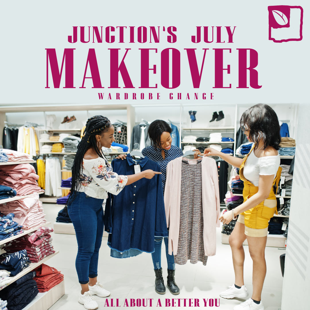 thejunctionmall's tweet photo. Out with the old and in with the new. The Junction Mall has the best offers so you can upgrade your wardrobe to suit the new you. 

#FashionMakeoverWeek #JunctionJulyMakeover https://t.co/579TAfZh2F