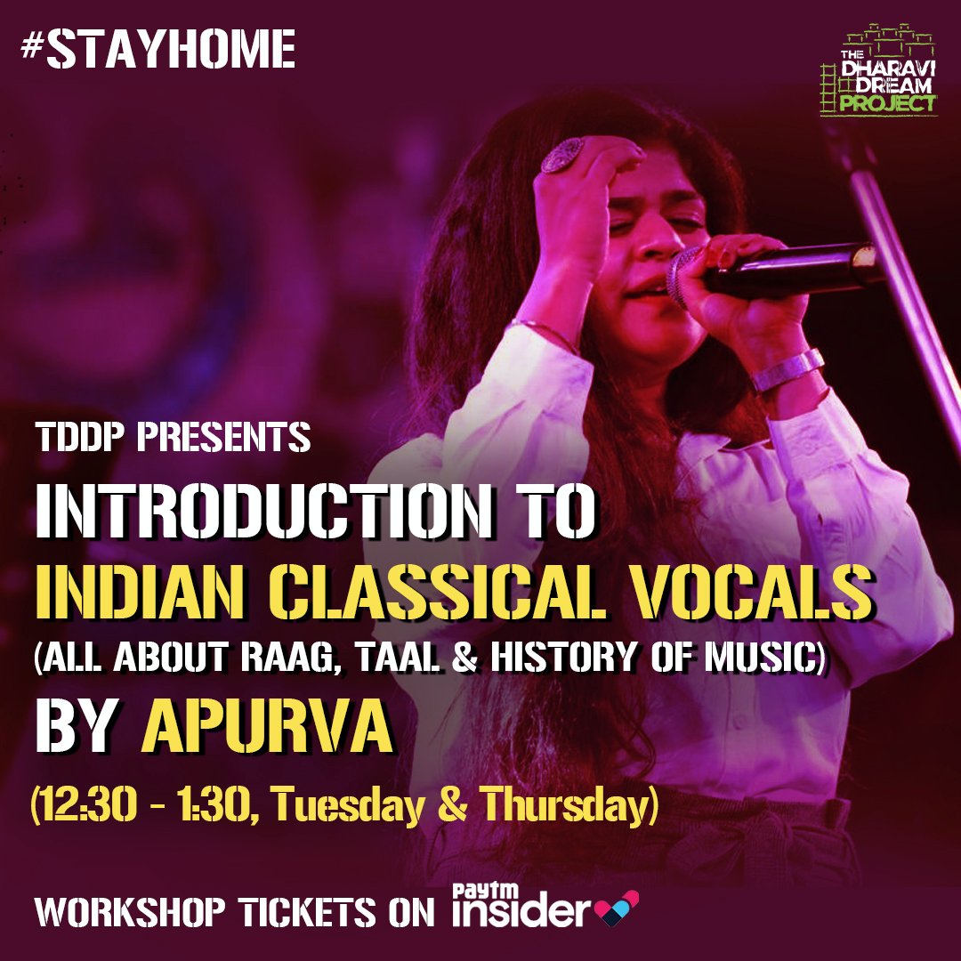 TDDP_IN's tweet photo. Let's polish our skills with #StayHome 𝐈𝐧𝐭𝐫𝐨𝐝𝐮𝐜𝐭𝐢𝐨𝐧 𝐭𝐨 𝐈𝐧𝐝𝐢𝐚𝐧 𝐂𝐥𝐚𝐬𝐬𝐢𝐜𝐚𝐥 𝐕𝐨𝐜𝐚𝐥𝐬 #𝐎𝐧𝐥𝐢𝐧𝐞𝗪𝐨𝐫𝐤𝐬𝐡𝐨𝐩 brought to you by #TDDP along with our instructor @ApurvaP05. ⁣⁣
⁣⁣⁣
Register for the free workshop now - https://t.co/dWi5TJgABK. https://t.co/nFP925PfG3