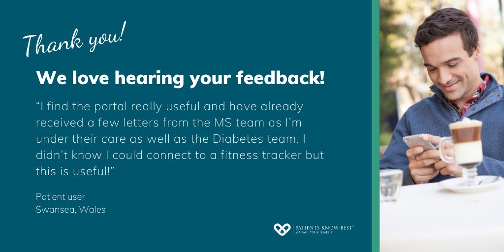 patientsco's tweet photo. We love hearing feedback from our @patientsco community - it reminds us why patient access to health records is so important. So, this week we’ll be sharing daily testimonials from our wonderful patient users. https://t.co/W9mlFuiOG7