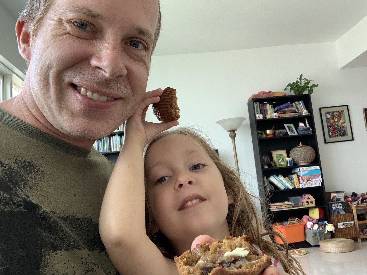 teachertechpaul's tweet photo. Muffin making with my girl. #summer #bakingismaking https://t.co/jlMkkSw2rN