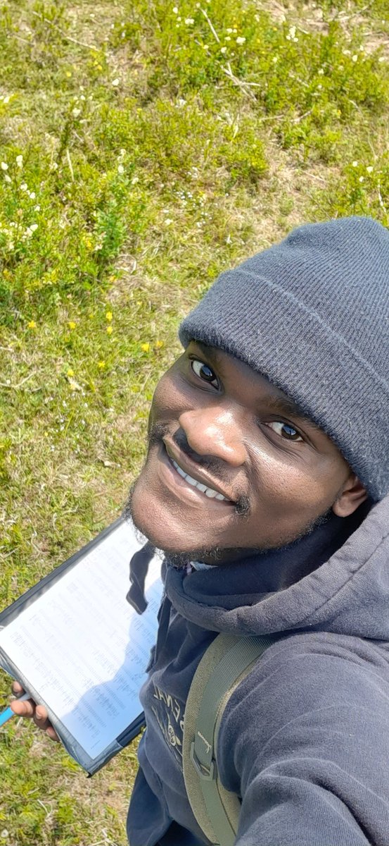 I am Joshua Ajowele, I am studying for an MSc. in Plant Diversity  @UniofReading and am currently looking at the effect of cutting dates on the restoration of species-rich meadows  #BlackBotanistsWeek