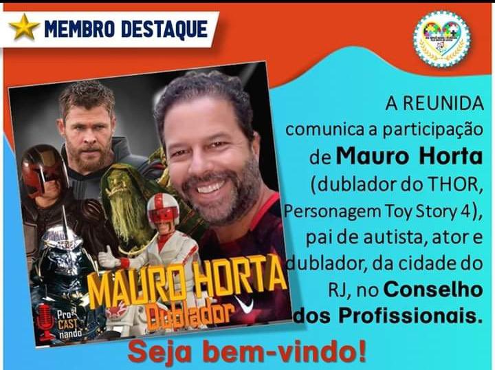 Marcos Mion on X: Ninguém mais que o THOR brasileiro faz parte da REUNIDA!  Show! O ator e dublador Mauro Horta se juntou à nossa Rede. Show! Quem aí  curte o Thor?