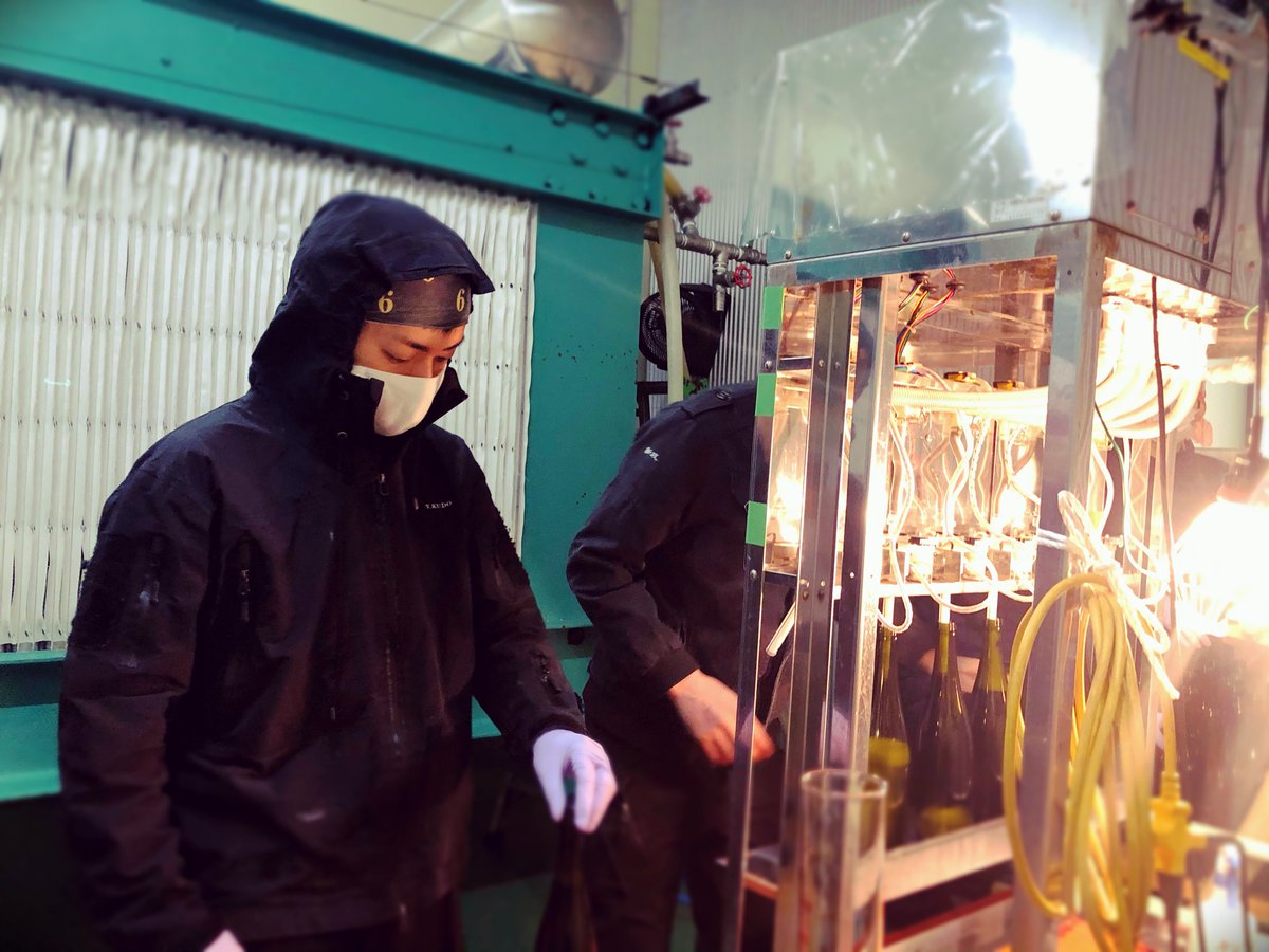 aramasayamayu's tweet photo. 当蔵初、搾り機直結による「直汲(じかぐみ)」を採取いたしました。来季から、なかどりとエッセンスはすべてこの方式に変わるかもしれません。できたらそうしたいな。新鮮さが比較にならないほどアップしますしね。なおこの記念すべき初の直汲コスモスは、後ほど特殊なめでたい企画にて販売する予定です https://t.co/cIv7SSl0xS