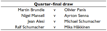 9F1wc's tweet photo. The draw for the quarter-finals has been made! All four matches will be available for voting shortly. https://t.co/jynsTG1B3H