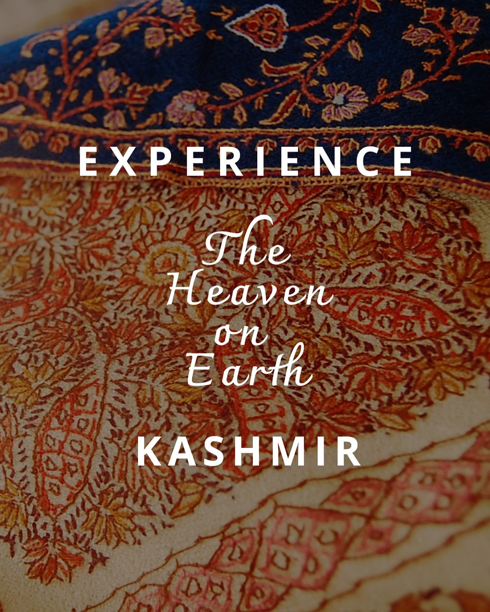Vacationalist's tweet photo. Kashmir's alpine scenery, romantic house boat stays, soaring peaks, emerald lakes,snow capped mountains, and green villages attracts hordes of explorers each year.
Also famous for its turely one of a kind work of art is a handmade Pashmina, which is undoubtedly a timeless luxury. https://t.co/upZjac0UV4