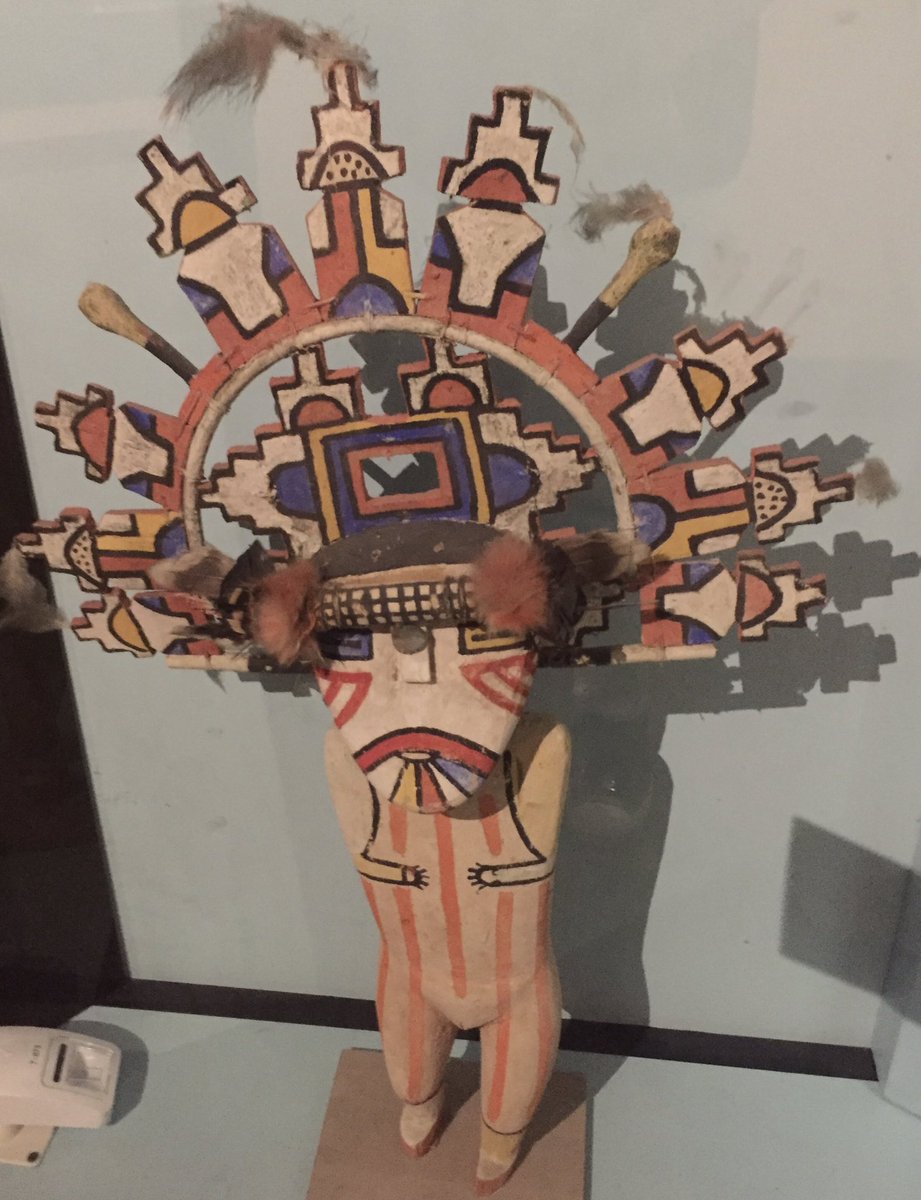 Kachina dancers at Pueblo ceremonies give out gifts to children often in the form of dolls which are carved representations of the Kachina character to teach what the spirits look like and about their myths and powers  @peabodymuseum  #MuseumsUnlocked