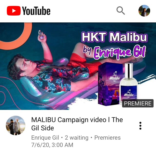 Introducing Malibu!! 💙 The best scent for a neon tropical party! This was one of my favorite ones to film! We are gonna have a #MalibuParty today at 6pm today on
Youtube: The Gil Side and HKT Productions.See you guys there!
#HKTMalibu
#EnriqueGilxHKT
#TimeToGetHooKT
#EnriqueGil