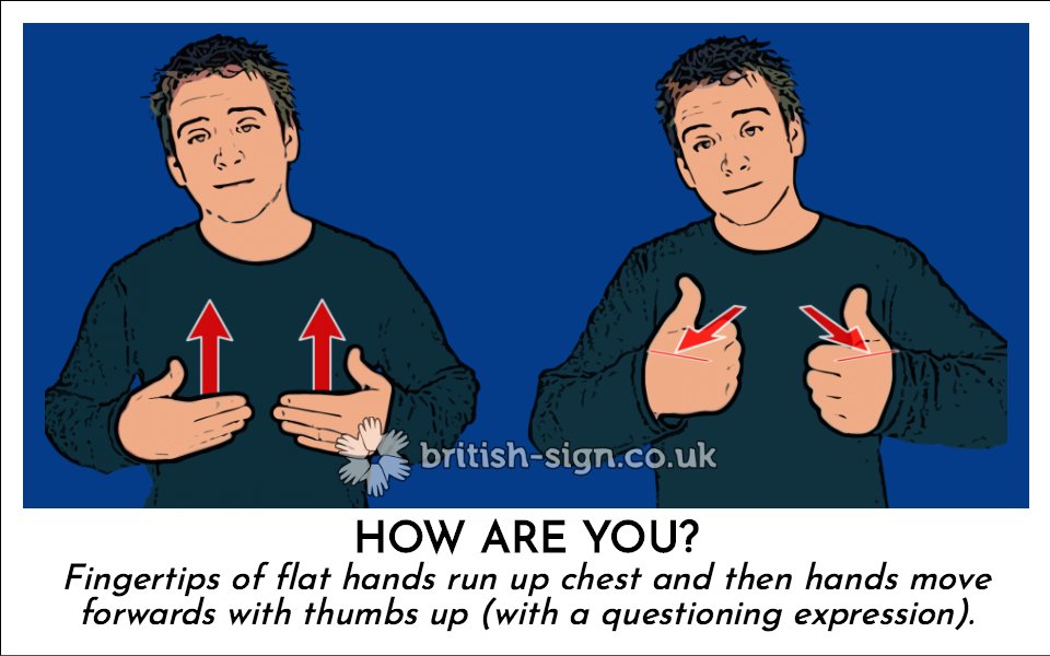 British Sign Language Today S Britishsignlanguage Sign Is How Are You Bsl Learn Sign Language Online At T Co Nfh3kkyjfi