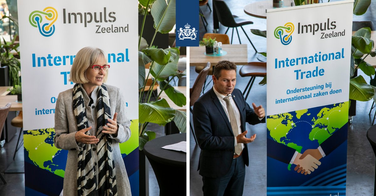 Impuls zeeland is 11de partner van TINL!Zeeland door haar centrale ligging in Noordwest-Europa erg geschikt voor import en export. Met deze 11de partner is het publieke netwerk Trade and Innovate NL bijna overal in Nederland actief! bit.ly/2C6qDA4 <a href="/MinBZ/">Ministerie van Buitenlandse Zaken</a>