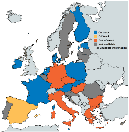janrosenow's tweet image. Which EU member states are on track to deliver on their energy efficiency targets? New analysis by @EUenergysavings @stefanscheuer @bereioana shows concerning gap. energycoalition.eu/sites/default/…