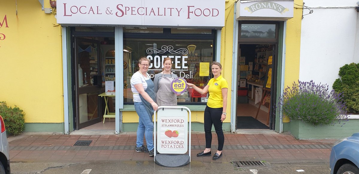 <a href="/FullnPlenty/">Full&Plenty</a> received #eatwexford 2020 plaque. They stock #wexfordfoodfamily members <a href="/ballycrossfarm/">BallycrossAppleFarm</a> <a href="/FungiFancy/">fancy fungi mushroom</a> <a href="/KillowenFarm/">Killowen Farm</a> <a href="/MacamoreBuffalo/">Macamore Buffalo.</a> <a href="/Meadowfieldgoat/">Meadowfield Farm Irish Goats Cheese</a> <a href="/MrJBlackcurrant/">Mr J Blackcurrants</a> <a href="/ClodaghDavis/">NaturallyCordial</a> <a href="/ReganOrganic/">ReganOrganicFarm</a> <a href="/WexPreserves/">WexfordHomePreserves</a> <a href="/Zaeire/">Leigh Kelly - Zaeire Chocolate</a> <a href="/ZannaCookhouse/">Zanna Cookhouse</a>