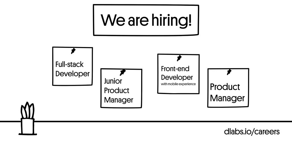 dlabs_si's tweet image. After a pause in hiring during these extraordinary months, we are now excited to be opening 4 new positions in our team! 🤩 Check out more about the positions and what we offer on our Careers page 👉 dlabs.io/careers.
#job #hiring #remotefirst