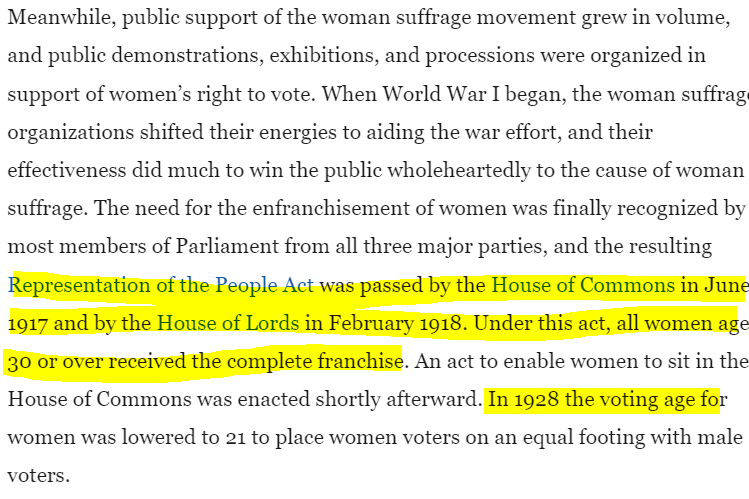 Majorly, voting right to  #woman were conferred in world by 19th & 20th centuryThe  #UN Convention on the Political Rights of Women, adopted in 1952, provides that "women shall be entitled to vote in all elections on equal terms with men, without any discrimination"14/n