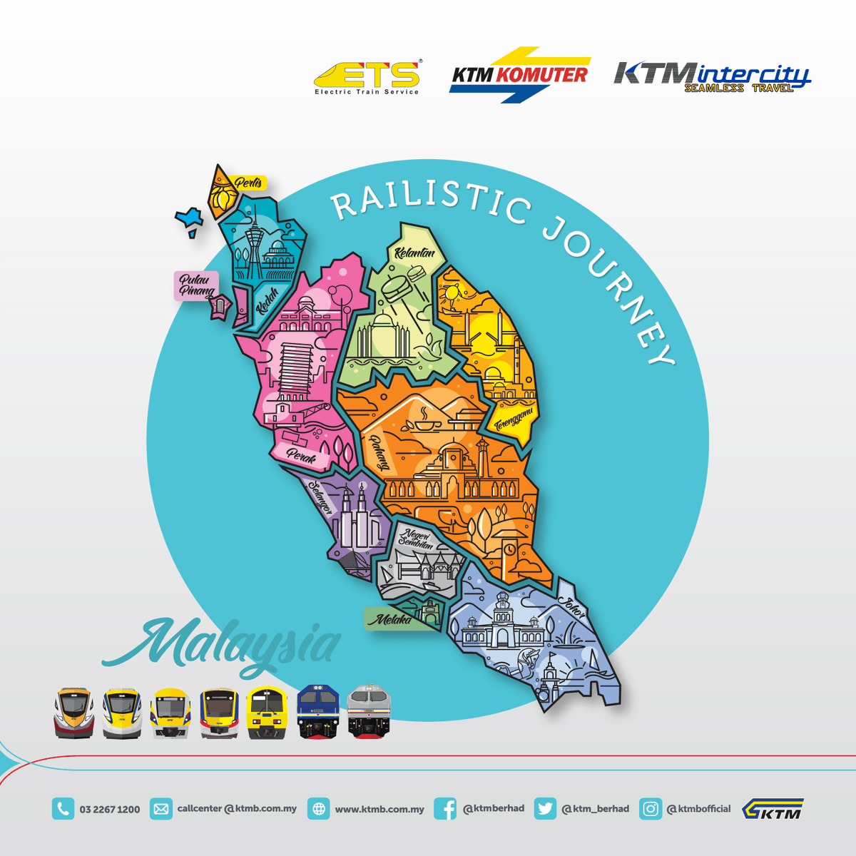 ktm_berhad's tweet photo. #RailisticJourney - Kedah
Hangpa tau tempat menarik dekat Kedah? cuba hangpa share dekat ruangan komen mana tau kami boleh pi sekali.
#KTMB #ETS #Komuter #Intercity #SkyparkLink #KTMKargo #StaySafe #orangkeretapi #kawalankendiri #PlaceOfInterest https://t.co/CqgTMpaMnM