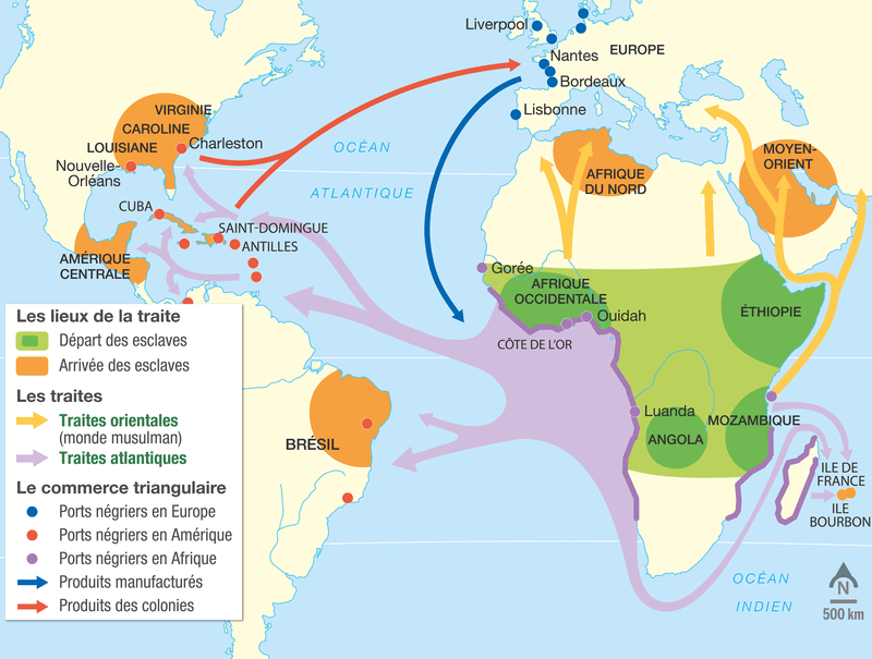 Par la suite, quand cette population aura disparu du fait des massacres et, surtout, des maladies (c'est le "choc microbien"), Colomb défend l’importation d’esclaves africains : il est ainsi l’un des architectes de la « traite atlantique » (pas le seul, certes)