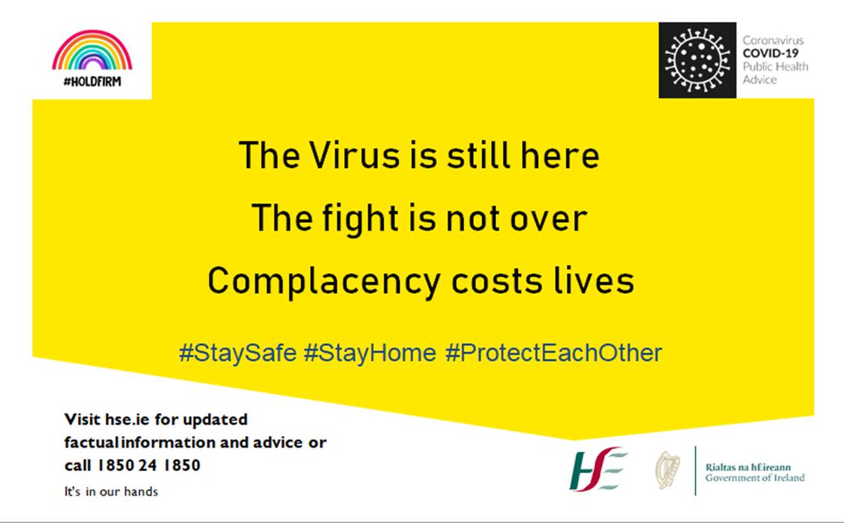 #Covid_19 is still with us. Each of us has a social responsibility to keep ourselves and others safe #HoldFirm #ItsInOurHands