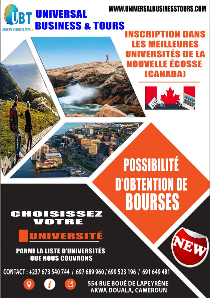 1iversal_B's tweet photo. 🇨🇦 ÉTUDIEZ DANS LES GRANDES UNIVERSITÉS CANADIENNE (NOUVELLE-ÉCOSSE)🇨🇦
POSTULER AVANT LE 15 AOÛT 2020 

*📂DOSSIER &amp; PROCÉDURE🔄*

Contactez nous:

☎️ : 00237 673540744 / 697689960 / 699523196 / 694260073 https://t.co/2t34r3Zp7J