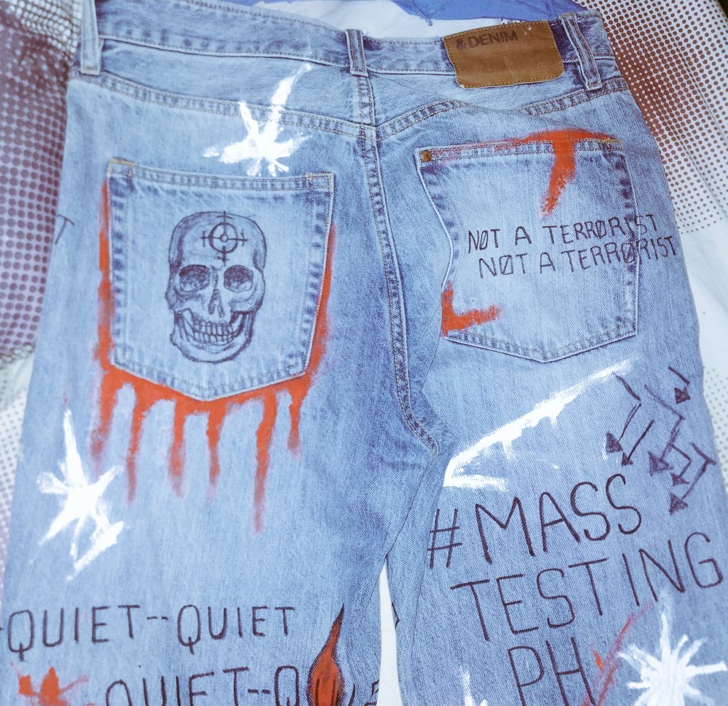 Foremer_mo's tweet image. Customized pants for 
@MattTSantiago 🔥💯

#MassTestingPH
#JunkTerrorBill