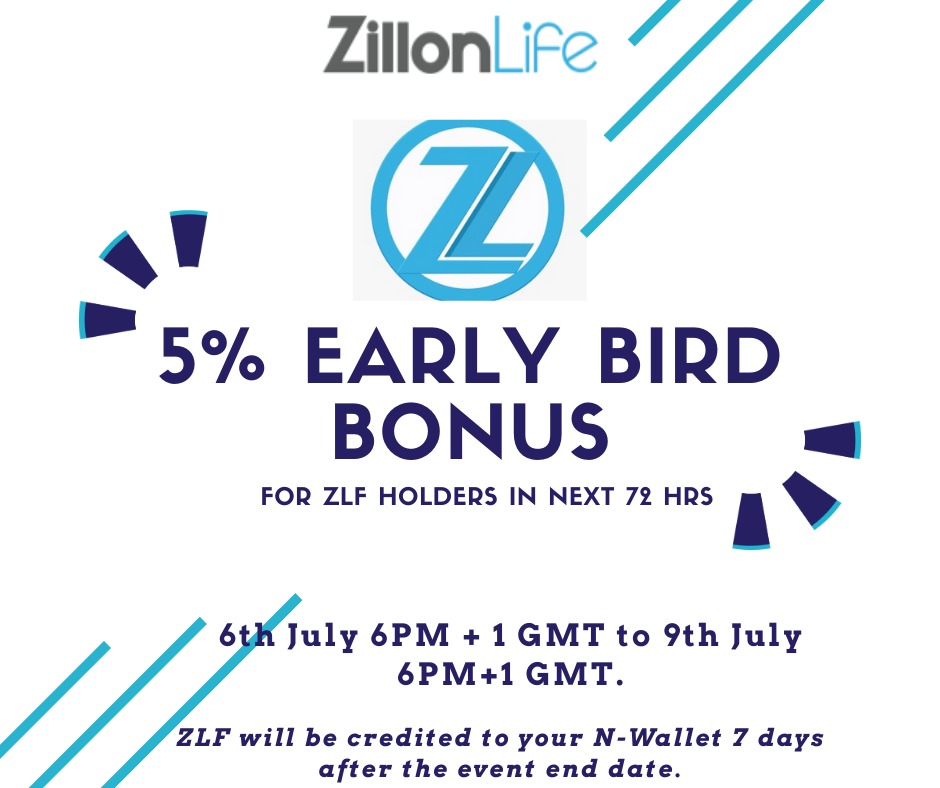 📢📢Grab 5% early Bird bonus in next 72hrs.📢📢🏆🎉
.
We are going live on @NoleXchange
.
.
#ZLF #ZillonLife #zillonshopping #addingvaluetolife #trade #makemoney #financialfreedom #wealthbuilding #nolefamily