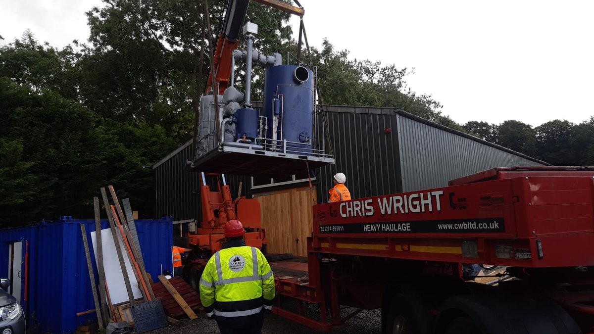 The last piece of the puzzle is finally being installed; this steam generator will make our brewing much more energy efficient than our current setup. Getting it commissioned has been a long and frustrating job, but will be worth it in the end!