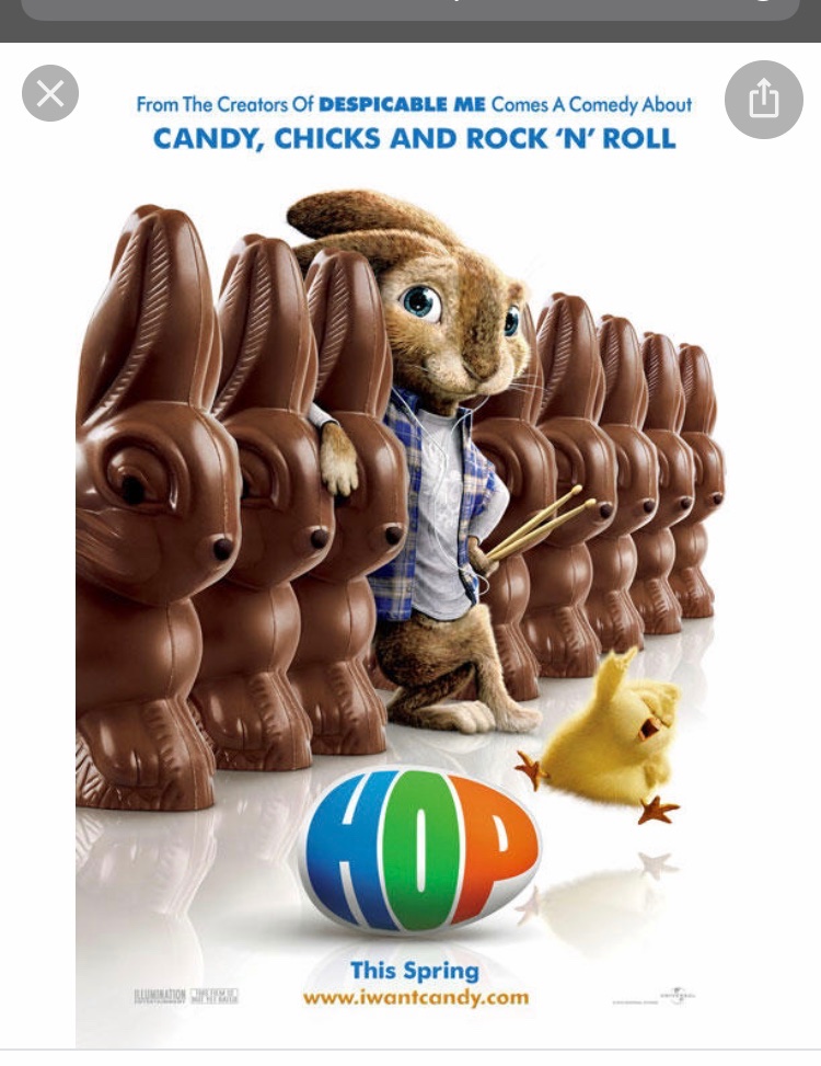 danielle_hole's tweet photo. Watching hop which has lots of treats and chocolate in. Its one of K’s favourite films #hop #easterbunny @TanfieldPrimary https://t.co/GwT8PMqWtg