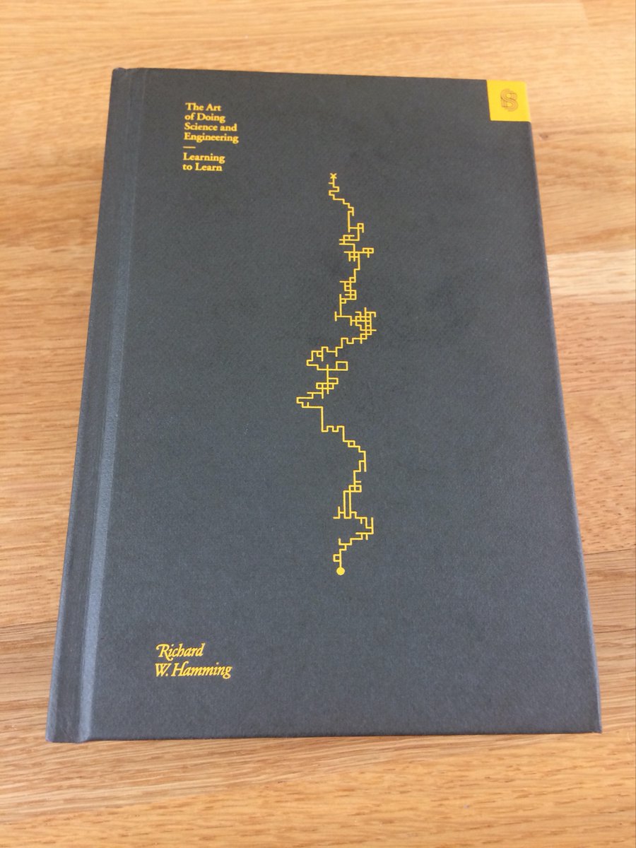 martinkl's tweet image. I am so delighted that “The Art of Doing Science and Engineering” by Richard Hamming (inventor of error-correcting codes and many other things) is now available in print again. Thank you @stripepress @tamarawinter for sending me a copy!