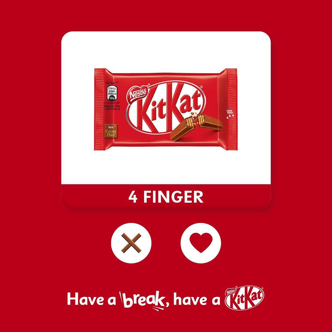CornflakesMedia's tweet photo. Look at Kitkat's smart attempt at promoting their chocolate variants, in the most relatable manner!
#kitkat #kitkatchocolate #kitkatad #promotion #brandpromotion #marketing #promoting #creativeflake #mediaflake #powerflake #creativedesign #creativespace #creativeadvertisement https://t.co/wK4kIKD28m