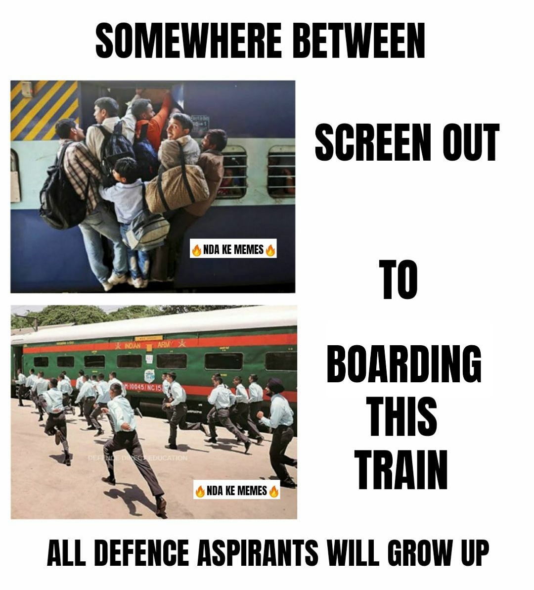 Nda_Memes's tweet photo. 🔥🔥💪💪
#ndakememes
#nda 
#iaf 
#indianarmy 
#indiannavy #ndakememes
#nda 
#iaf 
#indianarmy 
#indiannavy 
#ssbcrack 
#ssb 
#nationaldefenceacademy 
#indianairforce
#paracommandos
#ndacadets
#ndapop
#ssbcrackofficial
#ota
#otagaya
#bleedmaroon
#maroonberet
#defence https://t.co/SHXvZBAz3a