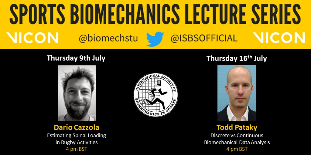 'Estimating Spinal Loading in Rugby Activities' 🗣️ @darione581 🗓️ Thurs 9th July ⏰ 4 pm 🇬🇧 (GMT+1) 🔗 youtube.com/watch?v=rdJiN0… #SportsBiomLS @ISBSOFFICIAL