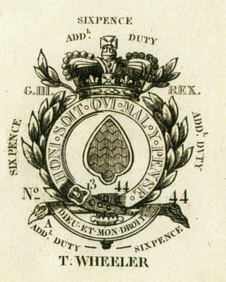 All that changed in 1765, when the English tax office stepped in and introduced its own standardized design for the ace of spades. Only printers who had paid the correct duty could include it in their decks, so the so-called ‘duty ace’ acted as proof they were operating lawfully.