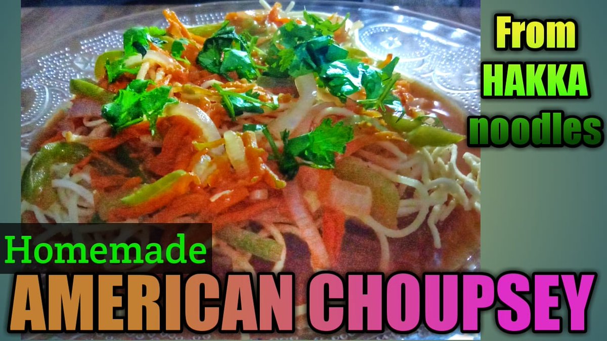 CookRachna's tweet photo. New recipe soon 
#cookingathome #chef #hakkanoodles #american #choupsey https://t.co/j08utZxS6A
