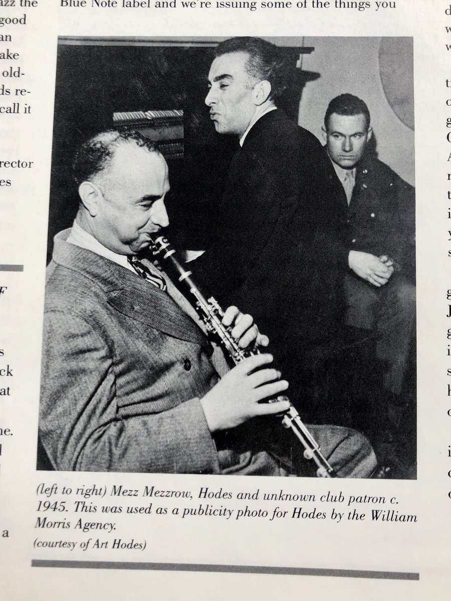 YahveMC's tweet photo. Aparte de #ArtHodes están, entre otros, #MaxKaminsky, #PopsFoster, #OmerSimeon, #WildBillDavison, #MezzMezzrow o #AlbertNicholas (y un joven, y bastante torpe al trombón, #RayConiff), además de favoritos personales como #VicDickenson, #SidneyBechet y #EdmondHall.
Maravilla. https://t.co/CSCmhXvP3i
