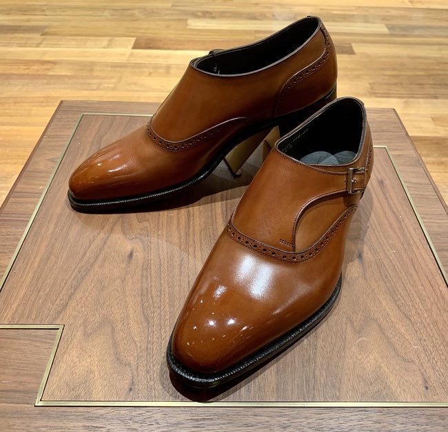 三陽山長 日本橋髙島屋s C 店 ドレスシューズ追加入荷 定番サイドモンクストラップ 帯之介 はサイズが合う人は買いです 帯之介 73 000 50 000 税 31 Off ブラウン 65 80 数量限定の為 サイズ欠けはご了承下さい T Co