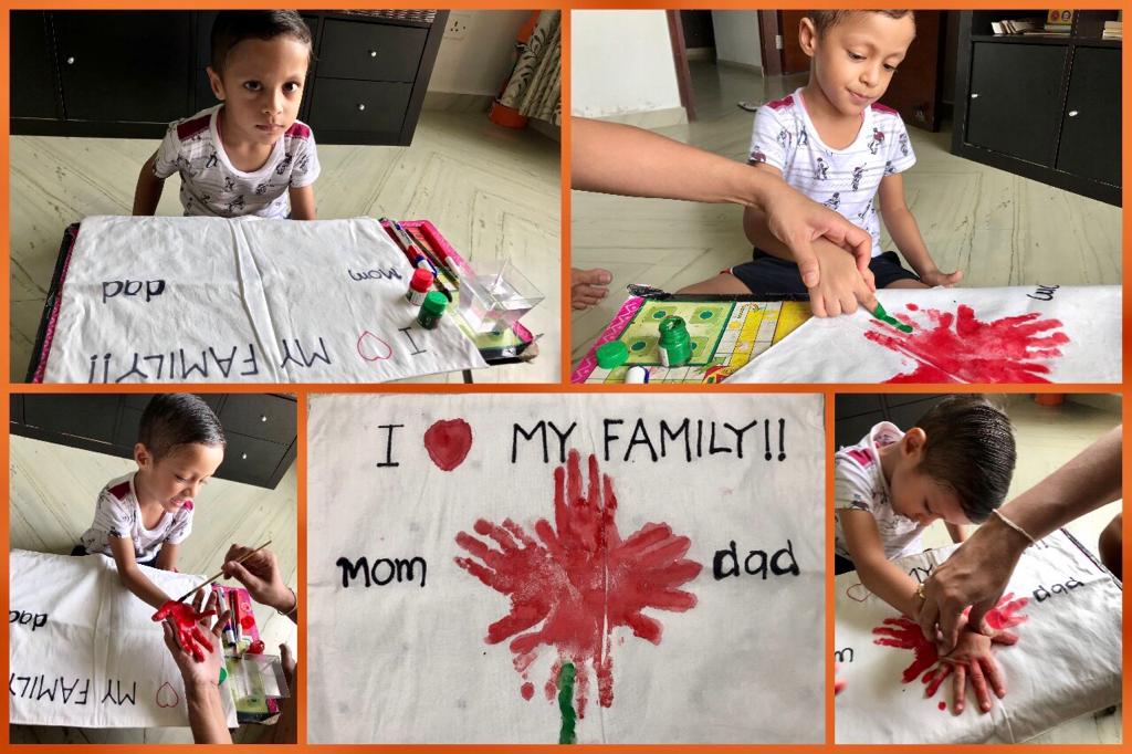 Although ‘vacation’ literally means ‘fun time’ but learning should not stop during the summer break too! During the holidays, Ss of Preschool & Class 1 engaged themselves in an array of #stayathomeactivities like doing paper crafts, making paintings, solving puzzles, baking etc.