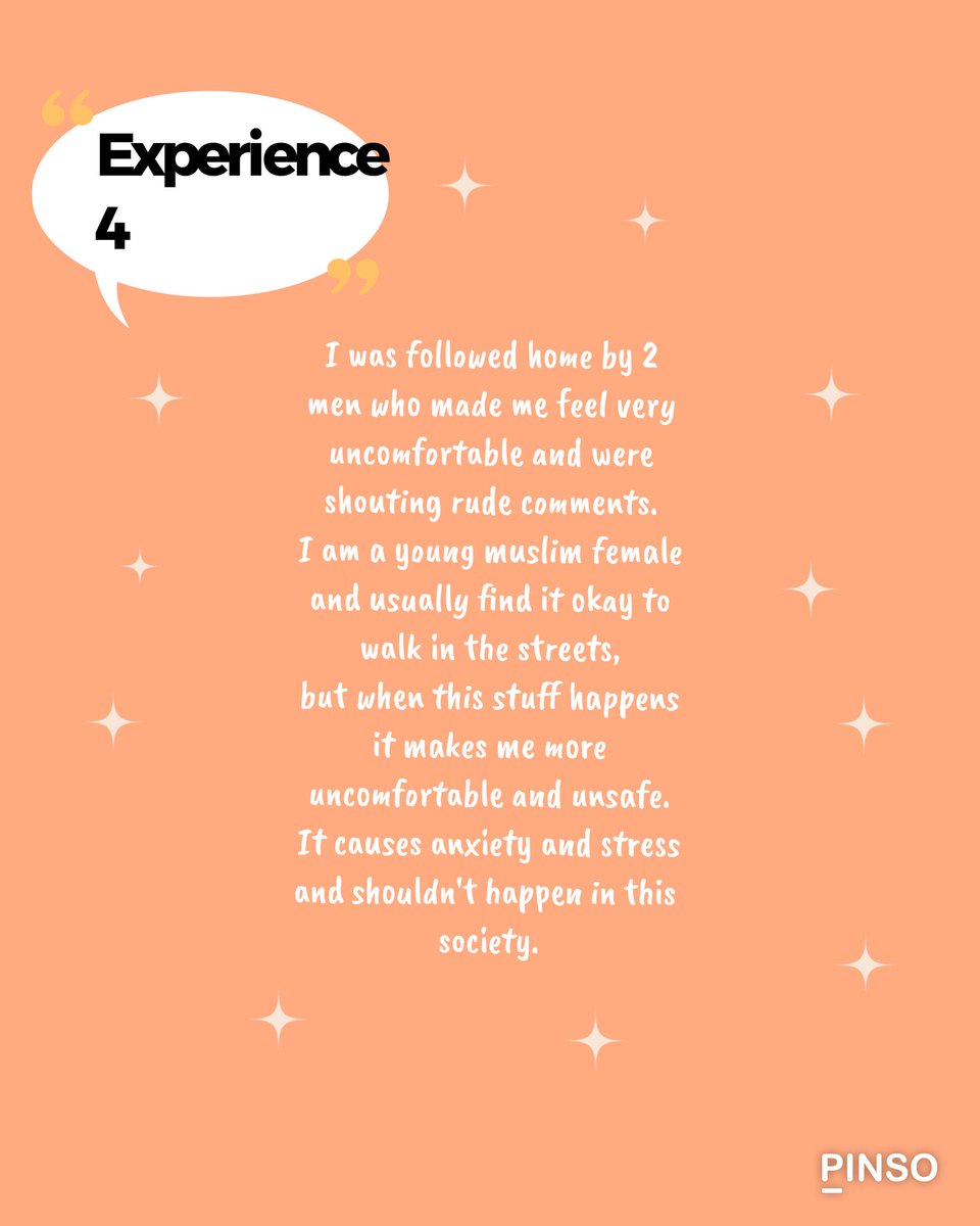 nocatcallszone's tweet photo. This happens a lot of the time and has a mental effect on one’s wellbeing! Shouting abuse is not “funny” or “cool” and seriously affects people’s willingness to do normal, everyday things like walking in the streets!! 
#experience4
#sexualharassmentendsnow https://t.co/iLumLQGy2a