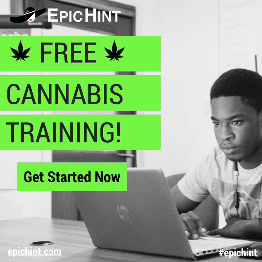 EpicHint's tweet photo. Every Monday a new group of Learners get free access to our comprehensive #cannabistraining, #dispensarytraining, and #Budtendertraining!

EpicHint's training is FREE, gets people HIRED, and gets people PROMOTED.

ALL are welcome! .>> https://t.co/3WLklczXcw 

#CannabisJobs https://t.co/7st0f0GTVl