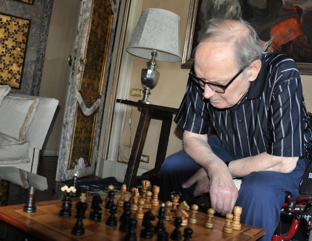 TroposMusic's tweet photo. Ennio Morricone (1928-2020)
Composer, conductor, chess player, ping pong player.

Grazie maestro https://t.co/bxHyVAAb8N
