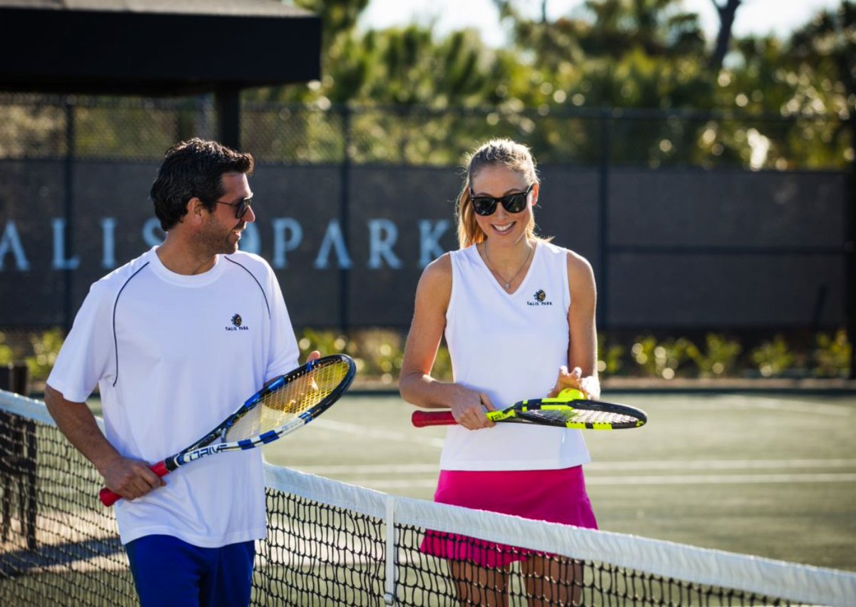 Talis Park is home to not one, not two, not three, but SIX lighted Har-Tru tennis courts for all resident tennis players to enjoy. Between the resting pavilions and tennis pro shop, it’s no wonder avid tennis players love living in Talis Park.

#TalisPark #Tennis #Courts #HarTru