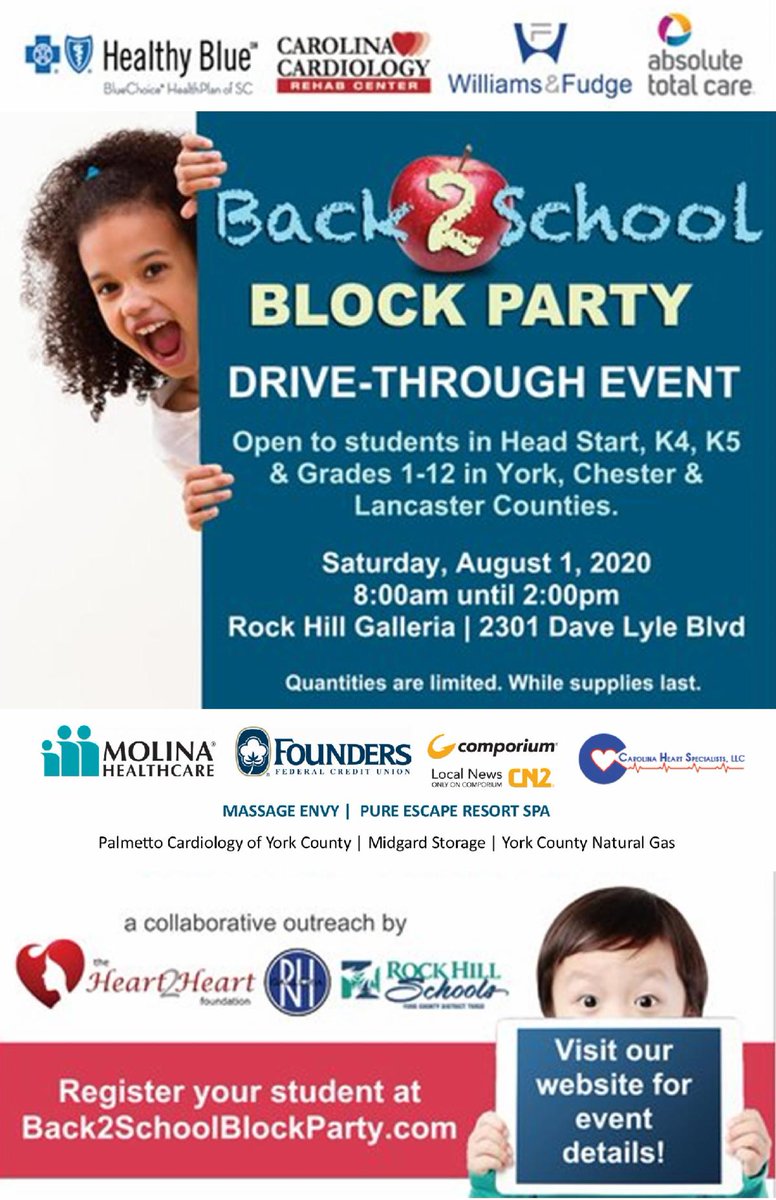 Your_YC's tweet photo. REGISTRATION IS OPEN for the 2020 Back2School Block Party! https://t.co/NZl2jTbYaY https://t.co/9y0ecTcrXW