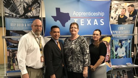 TWC has been awarded $9.4 million by the Dept. of Labor to support the expansion of registered apprenticeship in Texas to help build career paths for youths and adults seeking to develop a career around training for skilled professions.